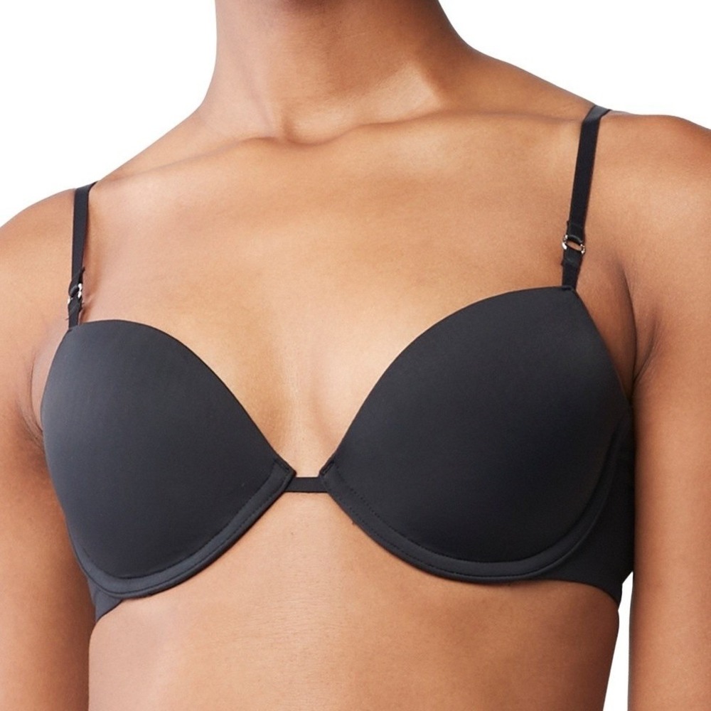Calvin Klein Women Sculpt Demi‎ Bra Black 34D Lightly Lined Minimalist Micro NWT